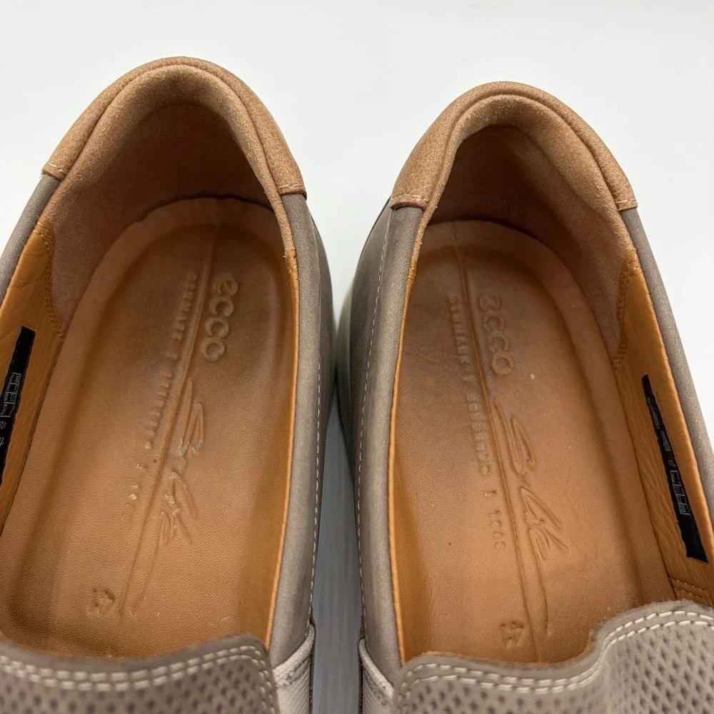 Ecco Men's Shoes Size 41 US 7 - 7.5 Taupe S Lite Moc Loafer Slip On Nubuck